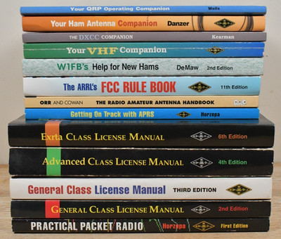 13x Vtg ARRL Books License Manuals FCC Rules VHF Ham Antenna etc