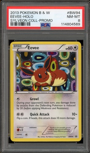 Eevee graded PSA 8 for sale on eBay