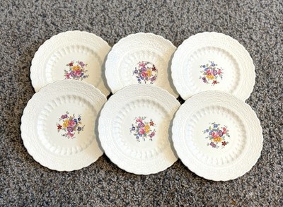 6 Spode Spode's Jewel Ann Hathaway Bread & Butter Salad Dessert Plates 6 1/8''