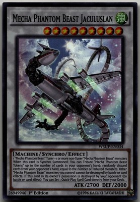 Mecha Phantom Beast Jaculuslan Super Rare World Superstars WSUP-EN034 LP