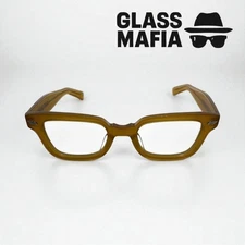 Hakusan Optical Shop Men's Orange Plastic Glasses Model ORN