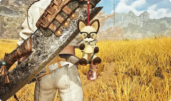 PSL Monster Hunter Wilds x KFC Game Serial Code Colonel & Barrel Palico Set of 2 - Image 2 of 3