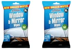 60x Car Pride Window Windscreen Mirror Glass Wipes Car Van Streak Free Shine