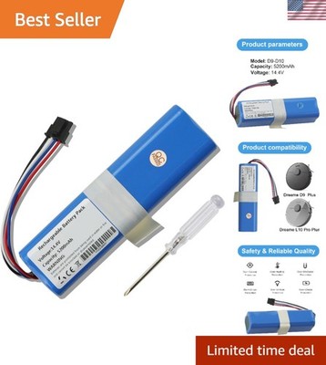 5200mAh 14.4V Vacuum Cleaner Replacement Battery for L10 Pro Plus L10 D10s L1...
