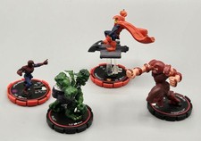 Heroclix Marvel Veteran Lot - Spider-Man, Hulk, Hobgoblin, Juggernaut
