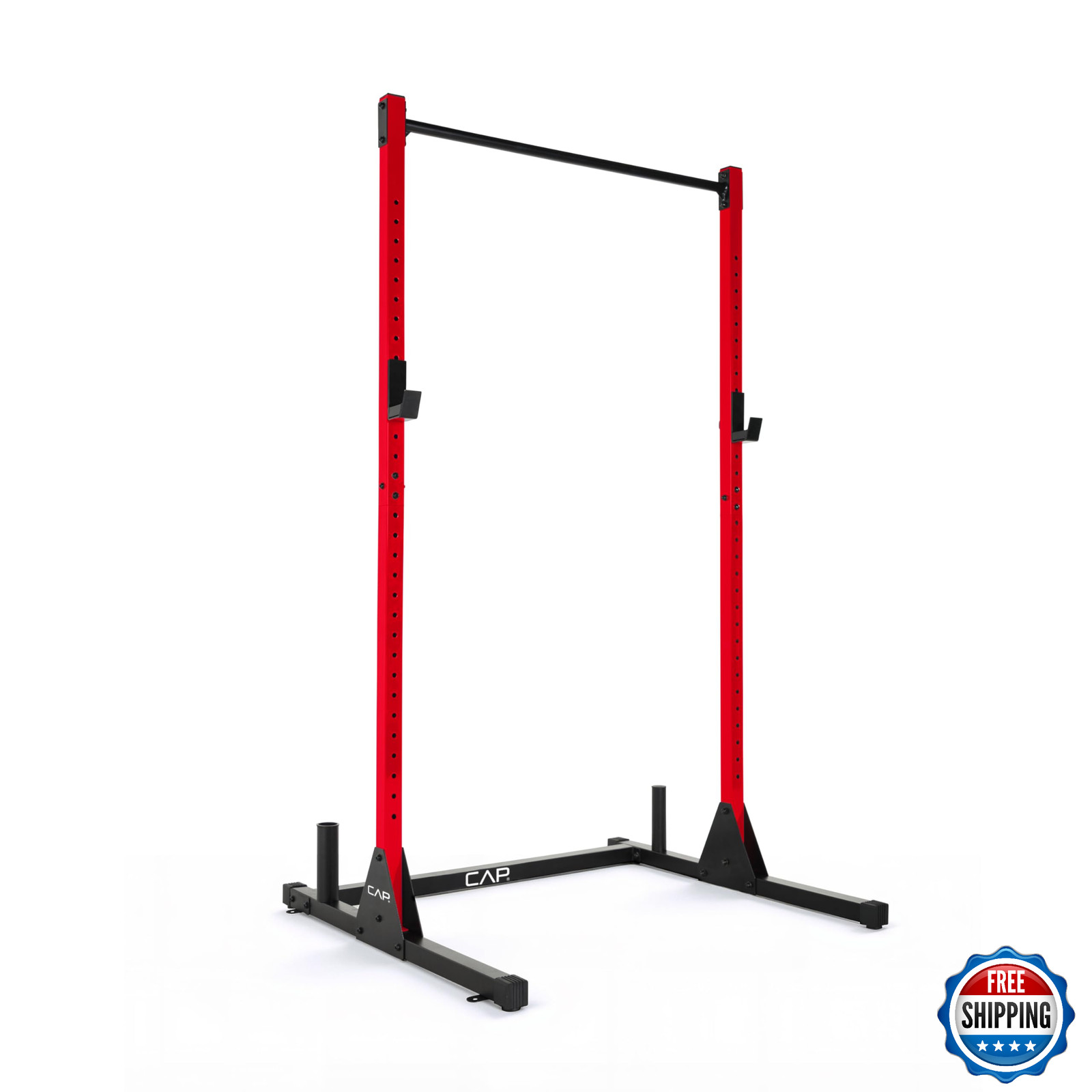 CAP Barbell FM-905Q Red Color Series Power Rack Exercise Stand