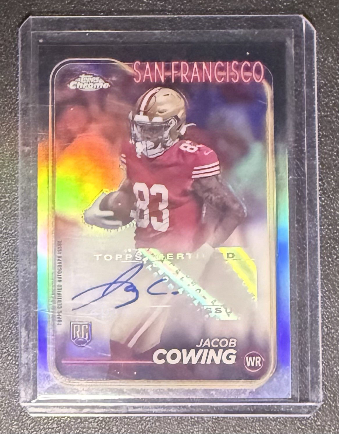 Jacob Cowing Topps Chrome Rookie Autographs Variations #RAJC Base