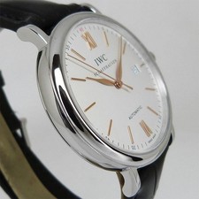 IWC Watch IW356517 Portofino Automatic 40mm Silver dial Mens SS Date 2