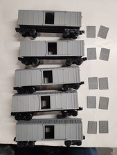 Lot Of 5- O Gauge K-line UNDECORATED Box Cars R96 