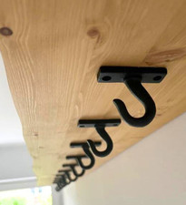 Multipurpose Universal storage hooks in Black great for kitchen cups and mugs