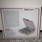 AmScope 25 Prepared Biology Glass Microscope Slides Set w/ Wooden Storage Case — photo 2