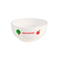 MIKIHOUSE Baby Rice Bowl 10cm Weaning Cereal Bowl Made in Japan White