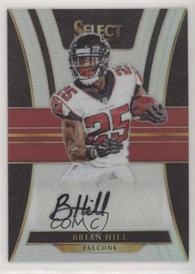 2017 Panini Select Rookie Signatures Silver Prizm 152/199 Brian Hill Auto RC d4m