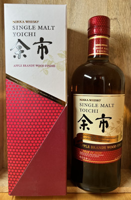 Nikka Yoichi Apple Brandy Wood Finish Whisky Single Malt 47 % 0,7 Liter 