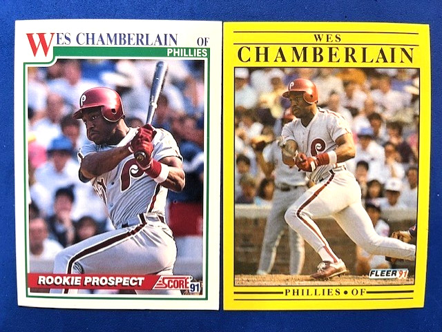 Wes Chamberlain 1991 Score Score Rookie Prospect