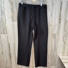 Women's New York  Company Dress Pants Straight Leg Business Gray Size 12