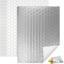 Pre-Cut Insulated Foil Sandwich Wrap Sheets Grease-Resistant
