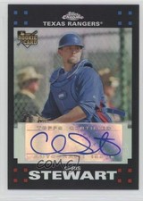 2007 Topps Chrome Refractor 403/500 Chris Stewart #350 Auto 4r2
