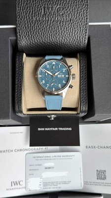 IWC Pilot Watch Chronograph 41 Pantone blue IW388117 Complete 2026 Unworn