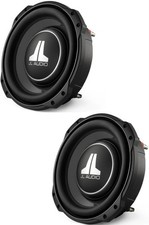 JL Audio 10TW3-D4 10 Inch PAIR 2 Shallow Mount Subwoofers DVC 4 ohm 400w RMS