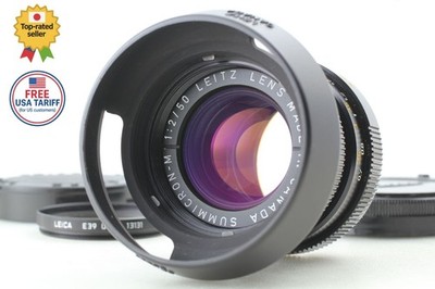 [Top MINT w/ Hood] Leica Leitz Summicron-M 50mm f/2 E39 V3 3rd Lens From Japan