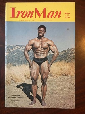 IronMan Magazine March 1979 Dave Johns Cover Vintage Bodybuilding