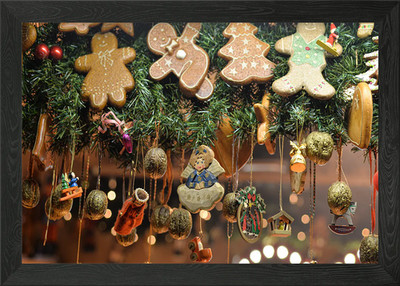 Kleiner Baum Weihnachten Gerahmtes Wandbild Poster Leinwandbild Bild