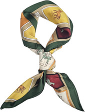 Silk Satin Head Scarf Square 27.5 Inch Hair Band Headband Bag Tie Scarf