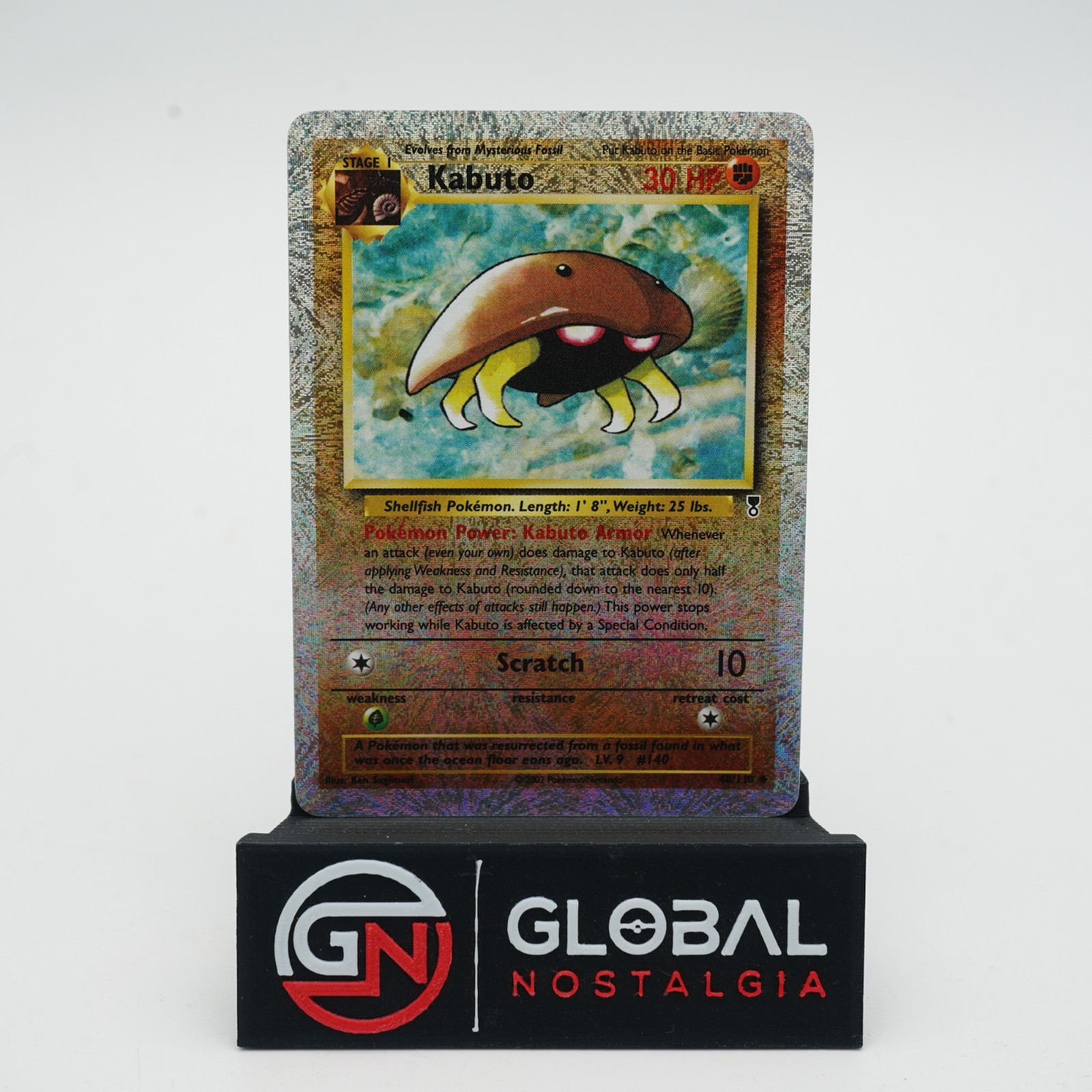 Kabuto 2002 Pokemon Legendary Collection Reverse Holo #48 NM-