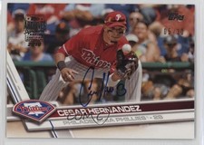 2019 Topps 5/30 Cesar Hernandez (2017 Topps) #17T-222 Auto 0l1