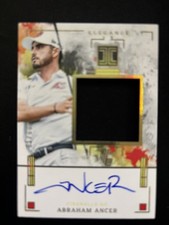 2025 Panini Impeccable Liv Golf Elegance Abraham Ancer Auto/Patch JMA-AA  /10