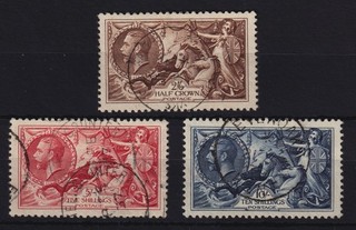 GB KGV Seahorses 2s 6d 5/ 10/ All Used