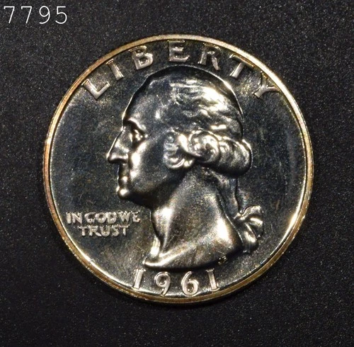 1961 Washington Silver Quarter "Proof" *Free S/H After 1st Item*