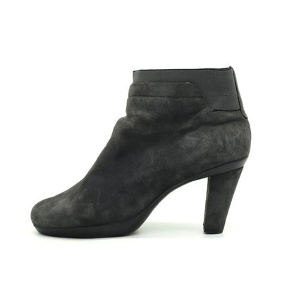 Geox Damen D54G9E Stiefeletten Schwarz Atmungsaktiv, Reißverschluss EU 37