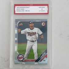 2019 Bowman Draft Topps Royce Lewis Rookie #BD-46 Minnesota Twins Baseball Card. rookie card picture