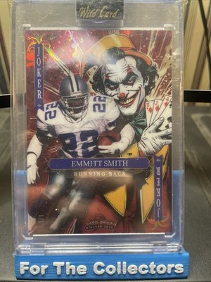 Emmitt Smith 1/1 2025 Wild Card National Exclusive Cracked Ice Joker 1/1