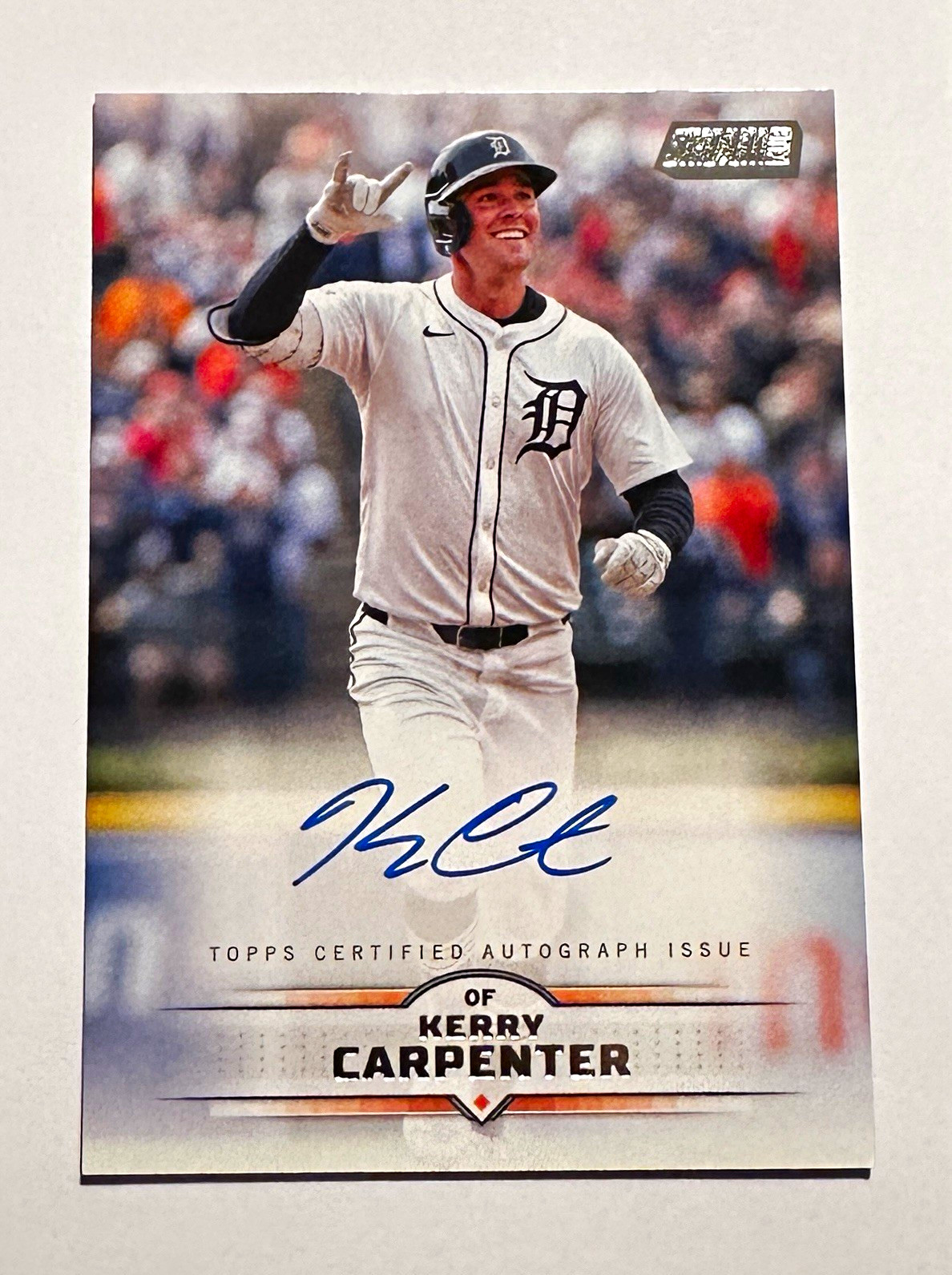 Topps 2025 Stadium Club Autographs Kerry Carpenter Auto Detroit Tigers #SCBA-KC