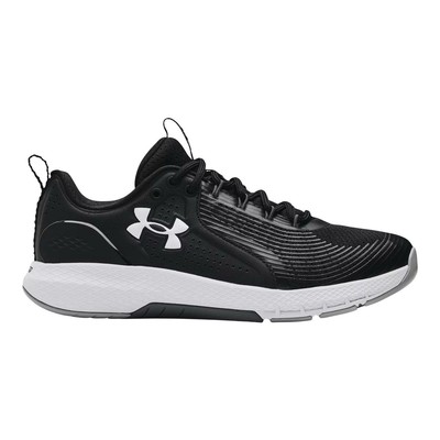 New Under Armour Men s UA Charged Commit TR 3 Black Running Shoes - Size 8 4E