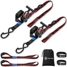 Cinghie a Cricchetto Trasporto Moto Con Ganci a S E Asola, Cinghie Di Fissaggio