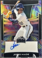 Jesus Made - 2025 Leaf Metal Baseball Top Prospect Auto Oil Slick Prismatic 1/5