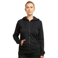 Women s Full Zip Cotton Fleece Hooded Sweatshirt
