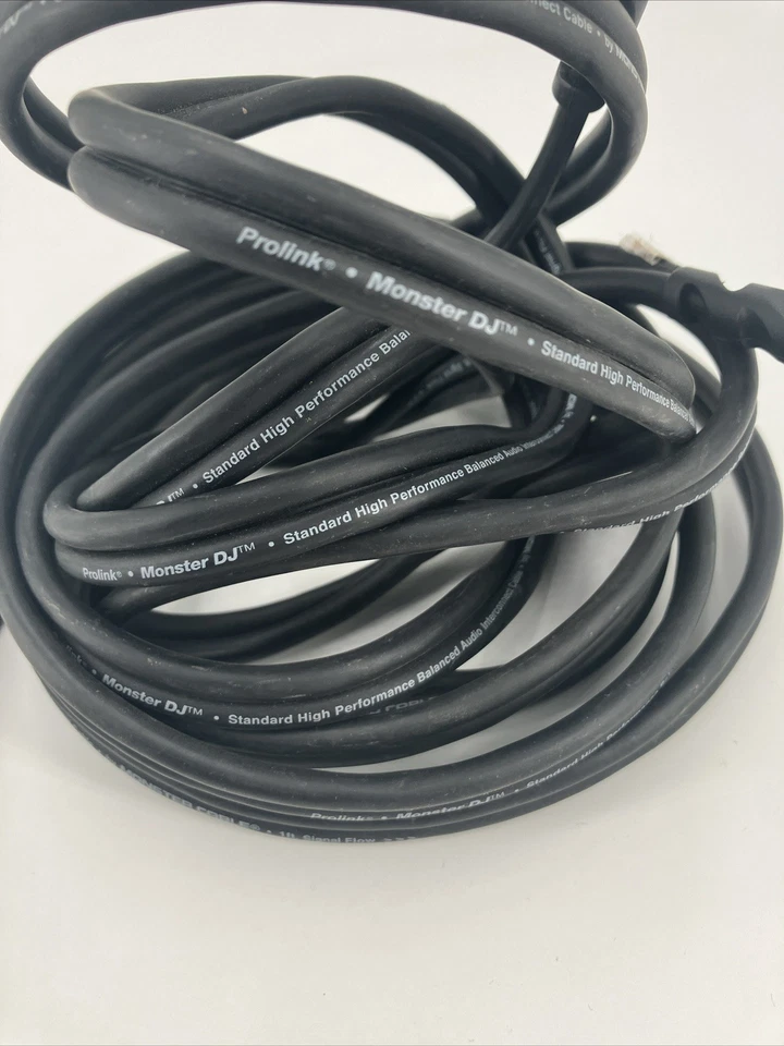 Monster Link Pro DJ Interconnect Dual Male To Male Unbalanced 8-9 FT - Image 2 of 4
