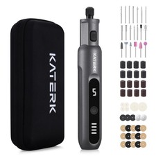 Mini Cordless Rotary Tool, 5-Speed Rotary Tool Kit, 5000-20000RPM  70 Access...