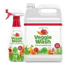 Veggie Wash Fruit  Vegetable Wash, Produce Wash and Cleaner Bundle Pack - 16 ...