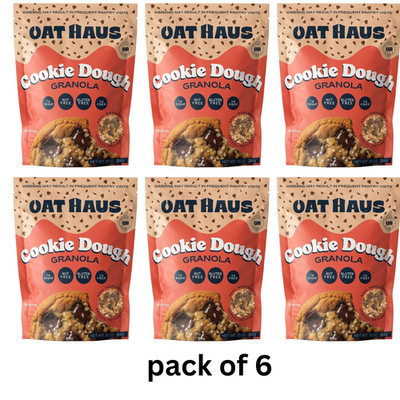 Oat Haus Cookie Dough Granola - 10oz (pack of 6)