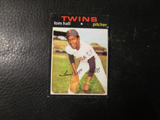 1971   TOPPS #313  TOM HALL  TWINS       EX/EXMT