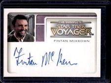 2002 Rittenhouse The Complete Star Trek: Voyager Fintan McKeown Auto #A11