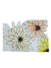 ACEO ATC Original Art Card Hand Painted Ink And Watercolor 2.5x3.5 Sunflowers