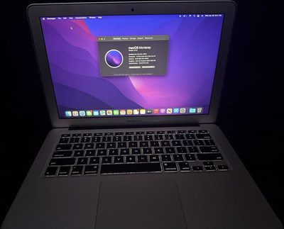 Apple MacBook Air 13-inch 2017 Intel Core i5 8GB SSD macOS Monterey Silver