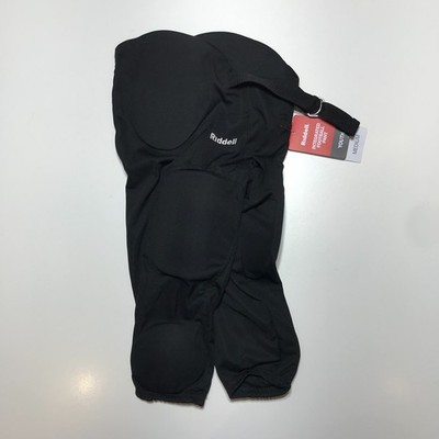 NWT Riddell Youth Integrated Football Pant Black Belted Sports Active Size M